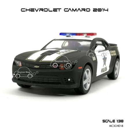 โมเดล รถตำรวจ CHEVROLET CAMARO 2014 POLICE (Scale 1:38)