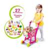 Pick ME ของเล่น รถเข็นซุปเปอร์ พร้อมอุปกรณ์ 27 ชิ้น  สีชมพู