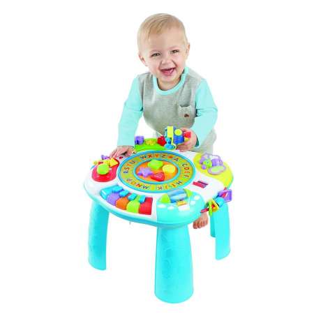 ของเล่น ทอยส์อาร์อัส- โต๊ะดนตรี เปียโน เสริมพัฒนาการ - LETTER TRAIN N PIANO ACTIVITY TABLE - BRU (TRU-897054)