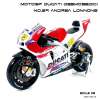 Naynaeshop โมเดล มอเตอร์ไซด์ บิ๊กไบค์ MotoGP DUCATI DESMOSEDICI No.29 ANDREA LANNONE (Scale 1:18)