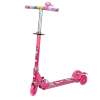 ซุปเปอร์สกู๊ตเตอร์อลูมิเนียมไซด์ใหญ่ปรับระดับ 3 ระดับ พับเก็บ Scooter-ได้สีชมพู 