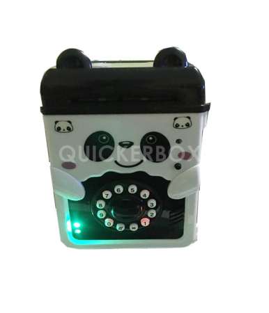 ตู้เซฟดูดแบงค์ Safe Bank กระปุกออมสิน ออมเงิน Smiling Panda ลายแพนด้ายิ้ม