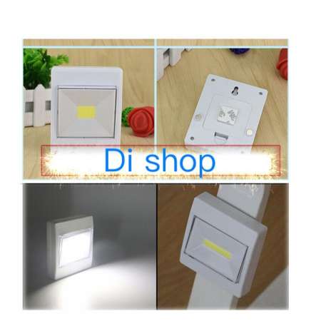 Di shop ไฟติดผนัง ไม่ต้องเดินสายไฟ ติดทางเดิน ตู้ อื่นๆ แขวนได้ ติดเทปได้ สะดวกเคลื่อนย้าย - 