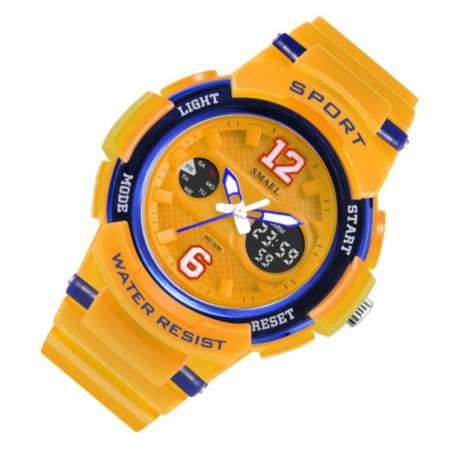 SMAEL นาฬิกาข้อมือผู้หญิง Sport Digital LED  Analog สีหวานสุดๆ รุ่น SM1632 พร้อมกล่องเหล็ก SMAEL