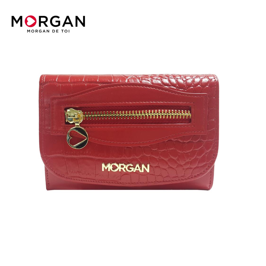 Morgan Bags กระเป๋าสตางค์หนังแท้ ใบสั้น พับสั้น รุ่น Zyrial 02