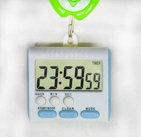 V3 Digital Timer with Alram Clock นาฬิกาจับเวลาทำอาหาร เดินหน้า ถอยหลัง 24 ชั่วโมง
