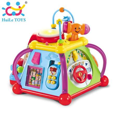 Huile Toys กล่องกิจกรรม 6 ด้าน 