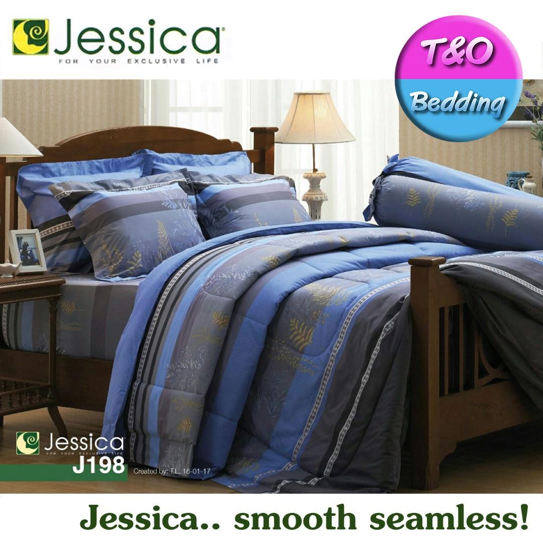 Jessica ชุดผ้าปู (ไม่รวมผ้านวม) (Print) 3.5ฟุต(Single)/ 5ฟุต(Queen)/ 6 ...