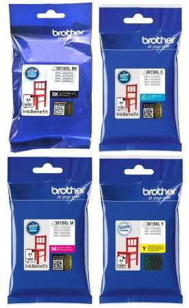 Brother LC-3619XL หมึกแท้ 4 สีอย่างละกล่อง ดำ,ฟ้า,ชมพู,เหลือง,(ซื้อยกชุดสุดคุ้ม) ใช้กับปรินเตอร์ BROTHER รองรับรุ่น BROTHER MFC-J2330DW BROTHER MFC-J2730DW BROTHER MFC-J3530DW BROTHER MFC-J3930DW Brother LC-3619XL หมึกแท้ 4 สีอย่างละกล่อง ดำ,ฟ้า,ชมพู,เหลือง,(ซื้อยกชุดสุดคุ้ม) ใช้กับปรินเตอร์ BROTHER รองรับรุ่น BROTHER MFC-J2330DW BROTHER MFC-J2730DW BROTHER MFC-J3530DW BROTHER MFC-J3930DW