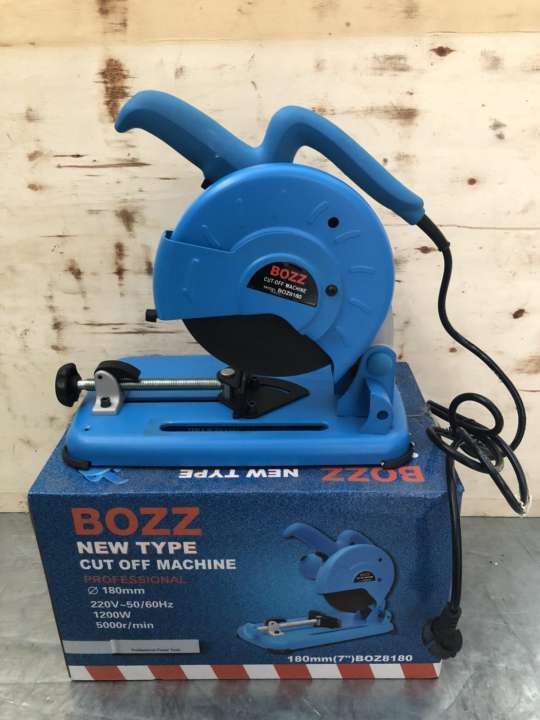 เครื่องตัดไฟเบอร์ขนาด 7 นิ้ว 1200 วัตต์ Cut-Off Machine ยี่ห้อ BOZZ รุ่น BOZ8180