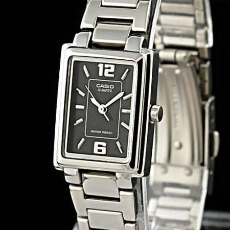 (ขายดี) Casio นาฬิกาข้อมือผู้หญิง รุ่น LTP-1238D-1A สายแสตนเลส หน้าปัดดำ- มั่นใจ ของแท้ 100% รับประกันสินค้า 1 ปีเต็ม (ส่งฟรี) (ขายดี) Casio นาฬิกาข้อมือผู้หญิง รุ่น LTP-1238D-1A สายแสตนเลส หน้าปัดดำ- มั่นใจ ของแท้ 100% รับประกันสินค้า 1 ปีเต็ม (ส่งฟรี)