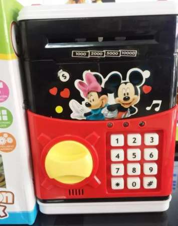 Bank Micky กระปุกออมสินตู้เซฟ (ATM) มิกกี้เม้าส์ Cartoon Plggy 
