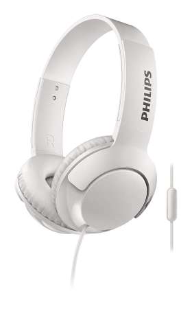 กำลังมาแรง Philips Bass+ SHL3075 Closed-Back Headphones with Mic -
[White] แนะนำซื้อเดี๋ยวนี้