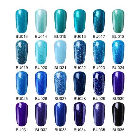 สีเจล GRAEAR  New Magic Blue Colors Series   ขนาด 8 ml.