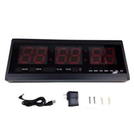 นาฬิกาดิจิตอล LED Number Clock รุ่น HB-4819SM