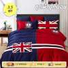 6 in 1 ชุดผ้าปูที่นอน ขนาด 3.5 ฟุต พร้อมนวม  ลาย ENGLAND เกรดพรีเมี่ยม ผ้าคอตต้อน ให้สัมผัสนุ่ม Soft สบายผิว by Wanderlust
