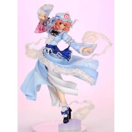 Figure ฟิกเกอร์ Touhou Project Saigyouji Yuyuko โทโฮโปรเจกต์ ไซเกียวจิ ยูยูโกะ Anime ของสะสมหายาก อนิเมะ การ์ตูน มังงะ จากการ์ตูนดังญี่ปุ่น Doll ตุ๊กตา manga Model โมเดล