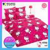 TOTO ชุดผ้าปู 6 ฟุต (4 ชิ้น) (ไม่รวมผ้านวม) คิตตี้ Kitty 2018-1 / KT2018