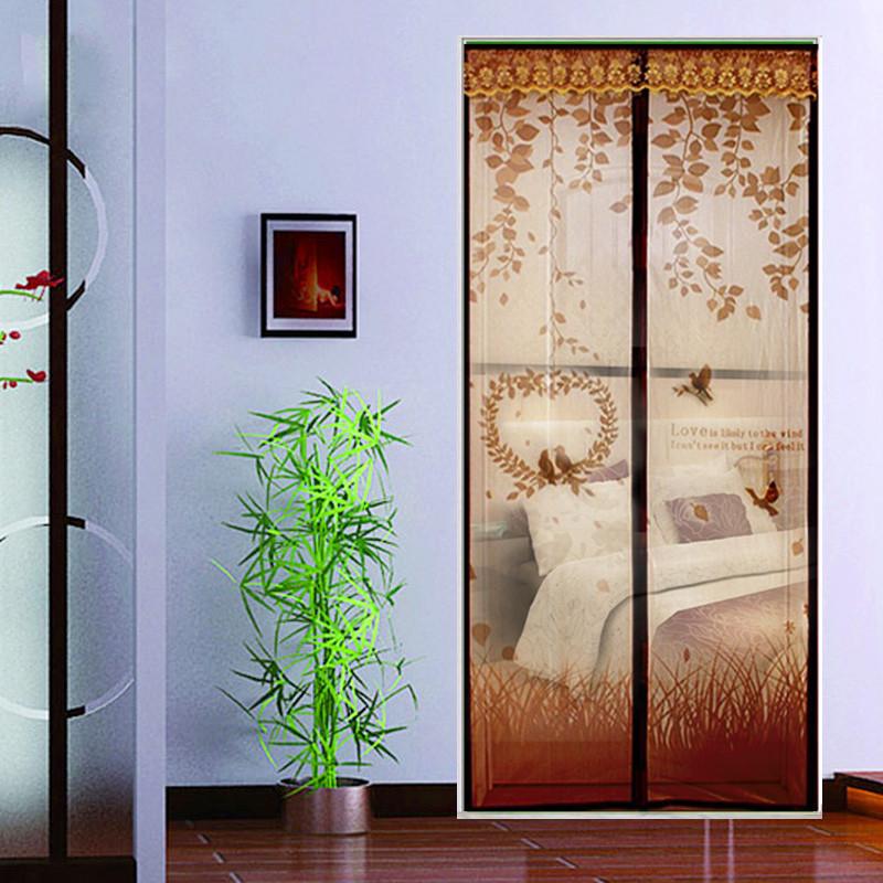 Suny store ผ้าม่าน ผ้าม่านแม่เหล็กกันยุง ม่านติดประตู ม่านติดหน้าต่าง Magic Mesh 90x210 cm