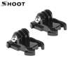 SHOOT Action Action กล้อง Quick Pull Mount Mount สำหรับ Xiaoyi Yi 4K Lite SJ4000 SJ5000 Go Pro Hero 6 5 4 อุปกรณ์เสริมสายรัดหมวกนิรภัย H9