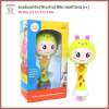 Thaiken ของเล่นเขย่ามือ [ปีกระต่าย] สีเขียว ดนตรี มีแสง 3101  
