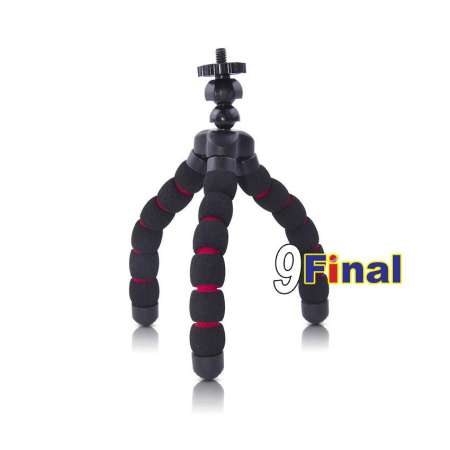 9FINAL P002S ขาตั้งกล้อง หนวดปลาหมึก Gorillpod Flexible Tripod Octopus tripod Size S ( ขนาดเล็ก) รับฟรี ...หัวต่อโทรศํพท์ TOP1 + หัวต่อ GOPRO TOP1 