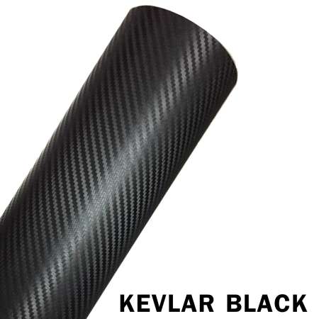 Kevlar สติ๊กเกอร์เคฟล่า 3D สีดำ (150x150cm.)