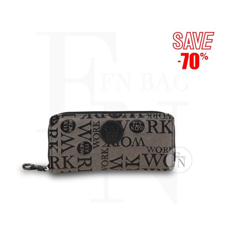 Flynow Work กระเป๋าสตางค์ รุ่น 12-08-00-50010-1 สี Black