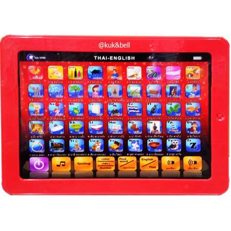KUKTOY  แท็บเล็ต สอนภาษาไทย-ภาษาอังกฤษ หน้าจอระบบสัมผัส VR999