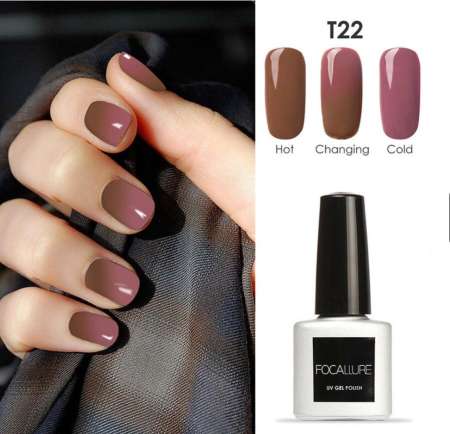 สีทาเล็บเจล Focallure เปลี่ยนอุณหภูมิ Temperature Change เบอร์T01-T30 7ml(ต้องใช้เครื่องอบ)