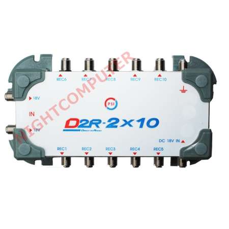 PSI Multi Switch 2x10 เข้า2ออก10 รุ่น D2R-2x10 พร้อม Adaptor