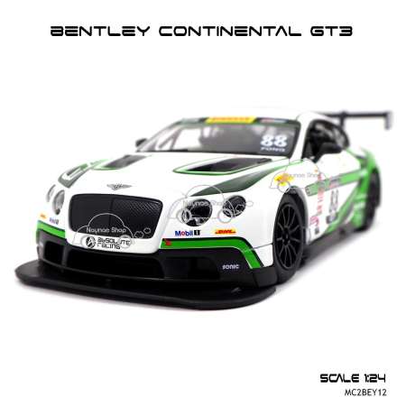 พบแล้ว Naynaeshop โมเดลรถ BENTLEY CONTINENTAL GT3 สีขาว No.88 (Scale
1:24) ราคาดีๆ