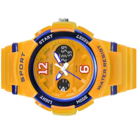SMAEL นาฬิกาข้อมือผู้หญิง Sport Digital LED  Analog สีหวานสุดๆ รุ่น SM1632 พร้อมกล่องเหล็ก SMAEL