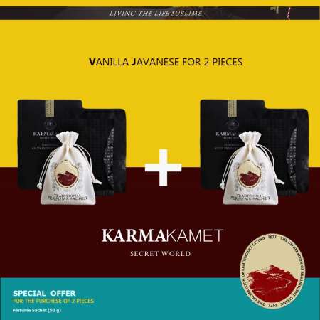 Karmakamet ถุงหอมกลิ่น Vanilla Javanese แพ็คคู่ 