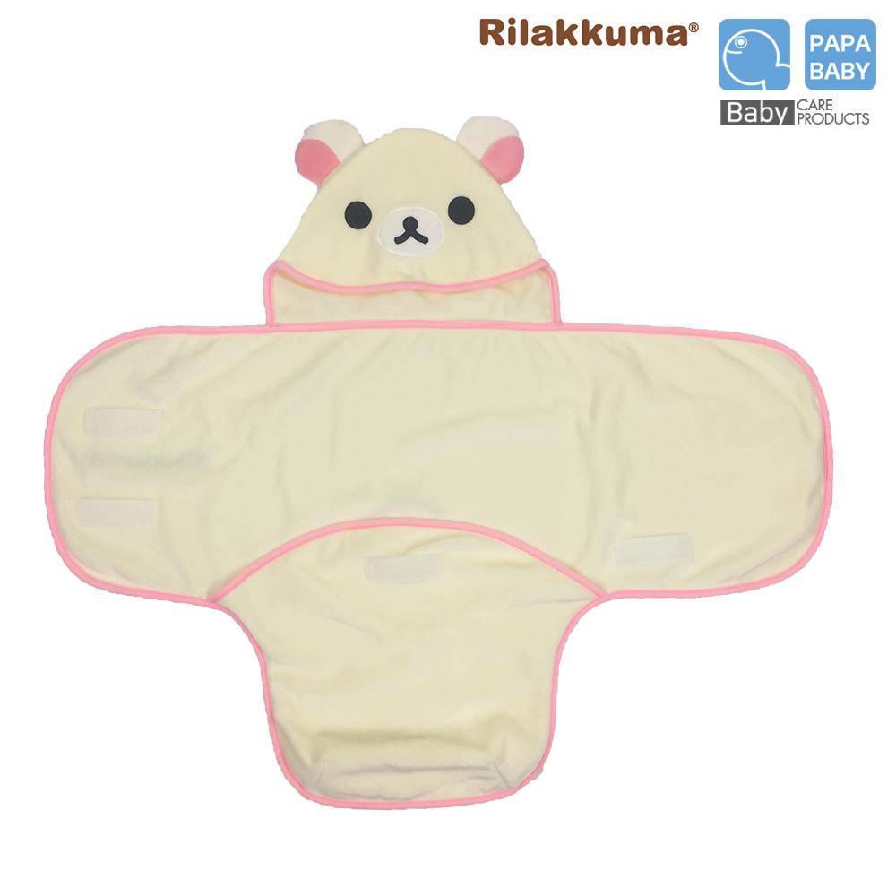 ซื้อที่ไหน PAPA BABY BY RILAKKUMA ผ้าห่อตัวเด็ก ผ้าห่อตัวเด็กแรกเกิด ริลัคคุมะ รุ่น RLK-C01
