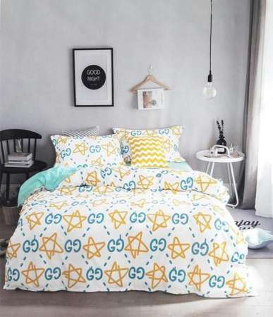 ผ้าปูที่นอนรัดมุม ลายคลาสสิค เกรด A ขนาด 6 ฟุต 5 ชิ้น (ไม่รวมผ้านวม) (ผ้าปูที่นอนเป็นลายด้านบนของผ้าห่มนะคะ) รหัส M017