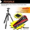 Manfrotto MKBFRA4GY-BH BeFree Color Aluminium Travel kit, Grey by FOTOFILE แถมฟรี Manfrotto 200PL Plate
