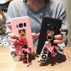 KUTOO SAMSUNG s8plus/S6edge/S7edge เคสมือถือ note5/note8 หญิงสาวผู้เพ้อฝันจี้เสือดาว