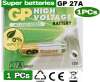 Di shop GP Battery ถ่าน Alkaline Battery 12V. รุ่น Super 27A ถ่านกริ่งไร้สาย รีโมตรถยนต์ Car Remote Controller 1 ก้อน : image Di shop GP Battery ถ่าน Alkaline Battery 12V. รุ่น Super 27A ถ่านกริ่งไร้สาย รีโมตรถยนต์ Car Remote Controller 1 ก้อน