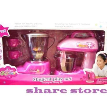 TKspyShop  ชุดของเล่นจำลอง เครื่องปั่น และเครื่องตีผสม Magical Play Set