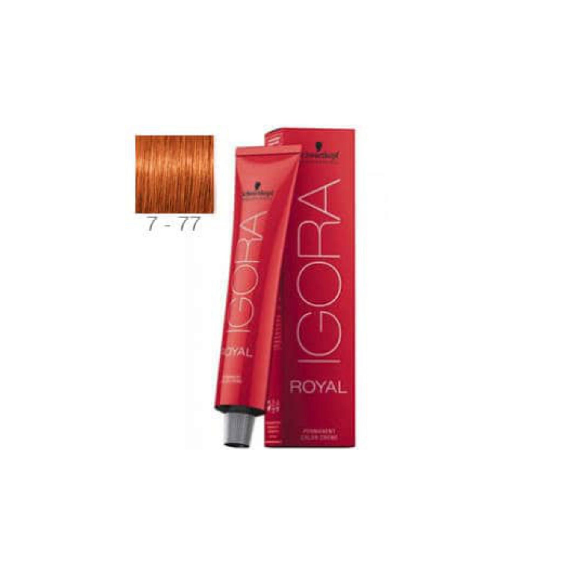 Igora Royal color cream 777 Medium Blonde Copper Extra SiripanBeauty ThaiPick
