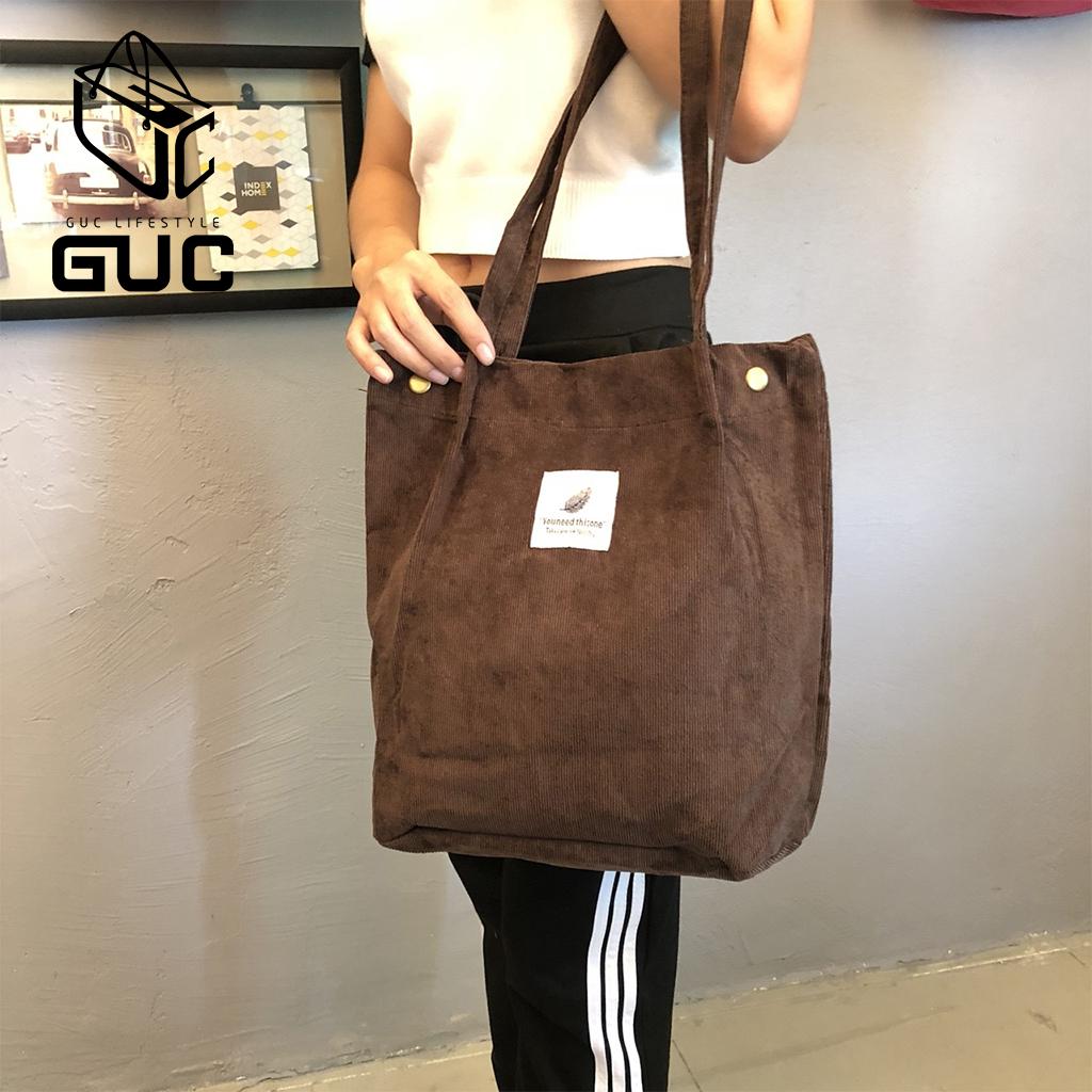 GUCกระเป๋าผ้าYouneedผ้าลูกฝูกสไตล์น่ารัก(GUC-B454)