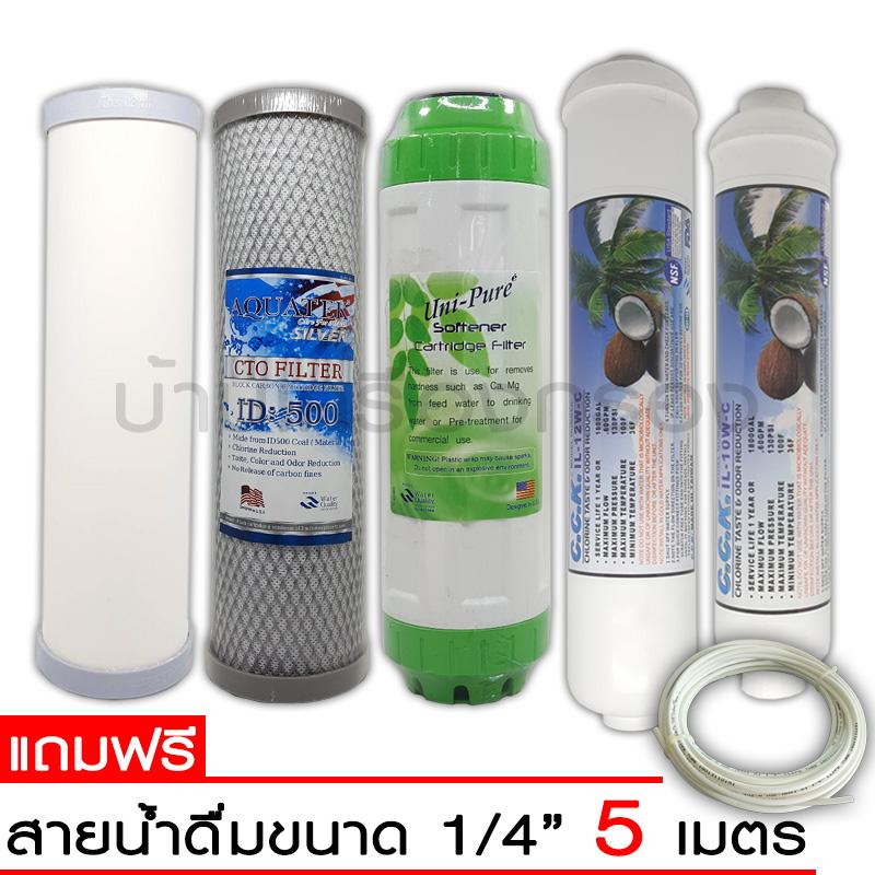 ตู้ทำน้ำร้อน-น้ำเย็น, เครื่องกรองน้ำ,ไส้กรองและอุปกรณ์