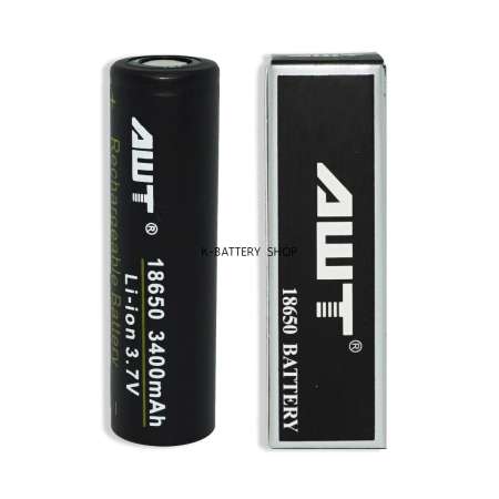 เสนอสินค้าราคาถูก ถ่านชาร์จ AWT 18650 IMR 4A 3400mAh ล็อตใหม่ 1 ก้อน (สีดำ ของแท้
100% เช็คโค้ดได้) สั่งซื้อวันนี้