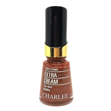 Charlee Nail Polish ยาทาเล็บชาลี 15 ml. สีผสมกากเพชร เบอร์ G04