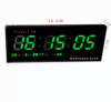 นาฬิกาดิจิตอล LED DIGITAL CLOCK แขวนติดผนัง ขนาด 36 X 15 X 3 ( ตัวเลข สูง 5 CM ) ตั้งปลุกได้ มี BACK UP ในตัว ไฟดับไม่ต้องตั้งเวลาใหม่ รุ่น JH 3615 ตัวเลขสีเขียว