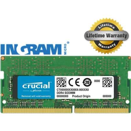 แรม notebook Crucial 4GB DDR4-2400 Sodimm รับประกันตลอดอายุการใช้งาน อินแกรมประเทศไทย