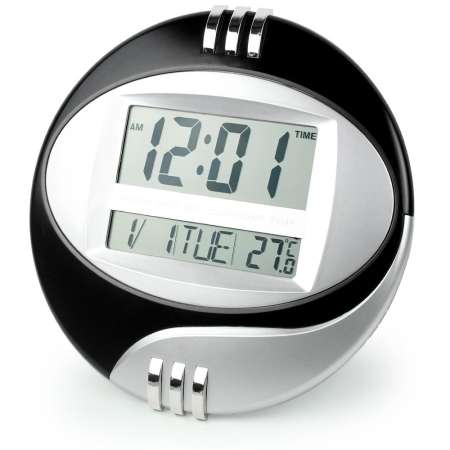 Telecorsa นาฬิกาดิจิตอล แบบ Dual-LCD 3885N ตั้งโต๊ะหรือแขวนก็ได้ รุ่น DigitalClock3885N-song