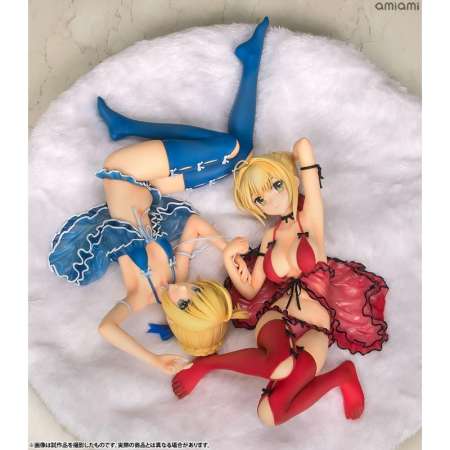 Figure ฟิกเกอร์ 1 ชุดมี 2 ตัว Fate Extella เฟท เอ็กซ์เทลล่า Saber เซเบอร์ Nero Claudius  Altria Pendragon Ver Anime ของสะสมหายาก อนิเมะ การ์ตูน มังงะ จากการ์ตูนดังญี่ปุ่น Collection Doll ตุ๊กตา manga Model โมเดล