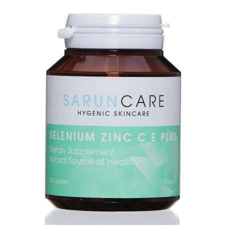 [ 1 แถม 1 ] SARUNCARE Selenium Zinc C E Plus 30 แคปซูล